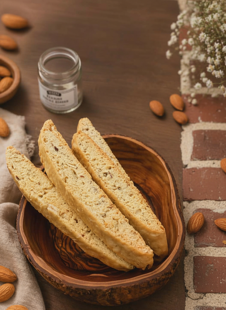 Classic almond biscotti