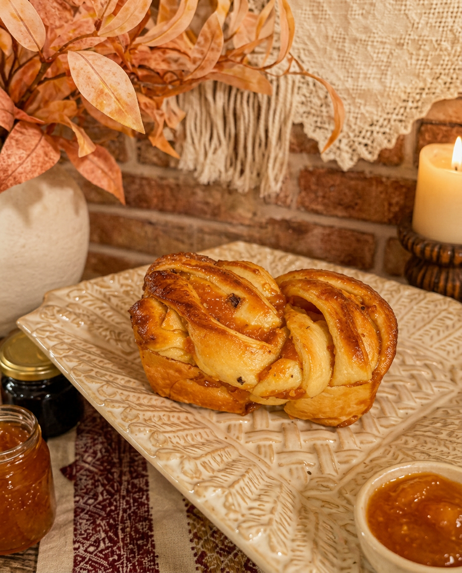 Apricot Babka, Hungarian-style babka loaf from Mama Rozi's, LaGrange KY