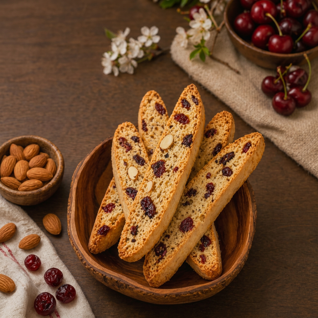 Cherry Almond Biscotti