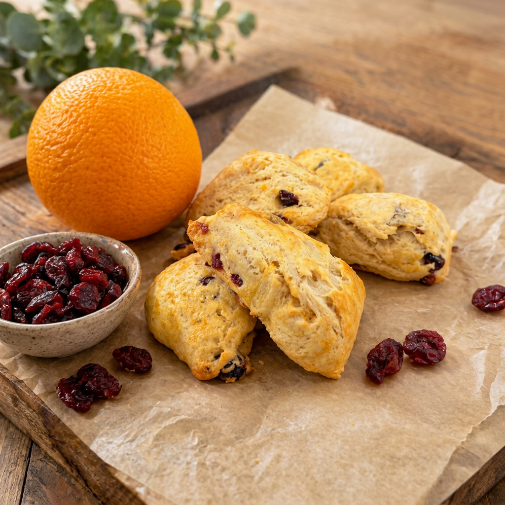Cranberry Orange Scone