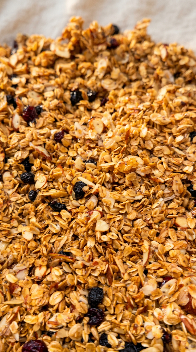 Cherry Walnut Maple Granola