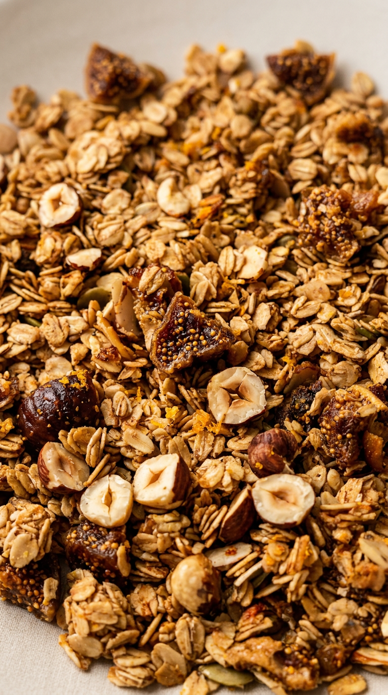 Fig Hazelnut Orange Granola