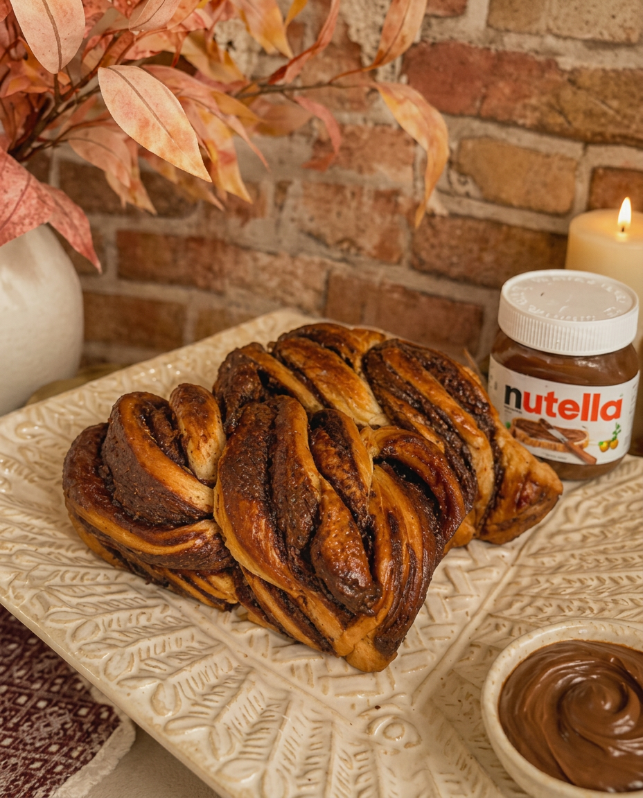 Nutella Babka, Hungarian-style babka loaf from Mama Rozi's, LaGrange KY